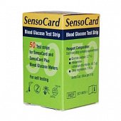 Тест-полоски SensoCard (СенсоКард), 50 шт, 77 Электроника Кит